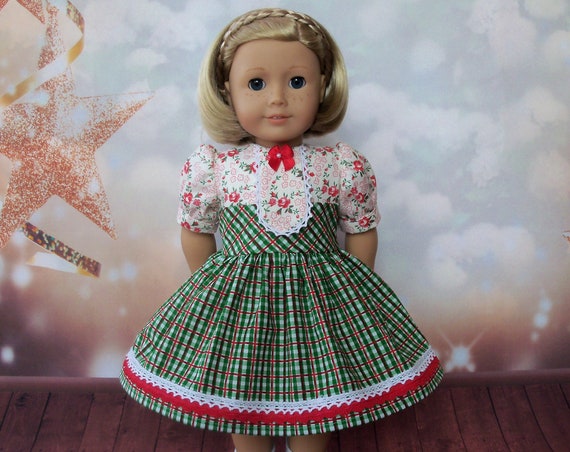 18 Inch DOLL CLOTHES / Farmcookies Classic School Dress / Fits American Girl and other 18 Inch Doll