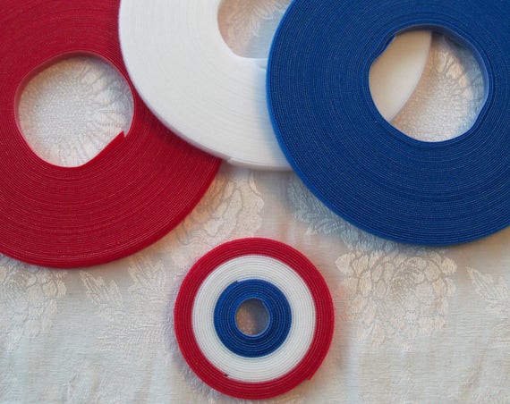 5 Yard Liberty Pack of Genuine ULTRA THIN Doll Clothes Velcro® / Extra Thin Velcro® / Low Profile Hook & Loop