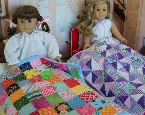 PDF SEWING PATTERN / Scrap Bag Quilts / Fits Like American Girl Doll Clothes and Accessories / for American Girl® Doll and Wellie Wishers