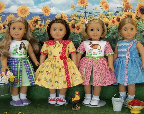 18 Inch Size / PDF SEWING PATTERN for Doll Clothes / Heartland / Sewing Pattern / Fit American Girl / for American Girl®