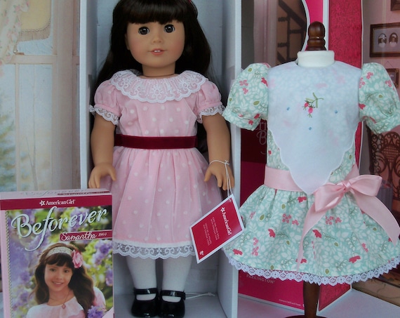 American Girl Historical Doll Samantha Parkington / Like New in Original Box Plus EXTRAS