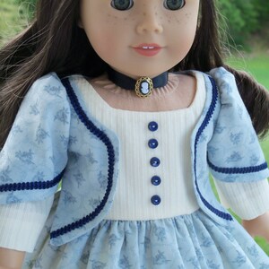 PDF Sewing Pattern Fits American Girl® Doll / Historical Blue - Etsy