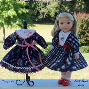 PDF NÄHANLEITUNG für Puppenkleidung für 14&quot; Wellie Wishers® Doll and Glitter Girls / Wellie Herbstmode , Sofort Download!