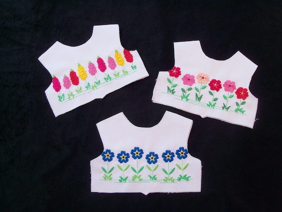 18 Inch size / Farmcookies Embroidered Bodice Front / Lining Included / Clothes for American Girl Doll