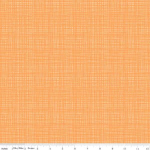 Riley Blake Doll Clothes Fabric: Texture Creamsickle Cotton (1/2 Yard Cut)