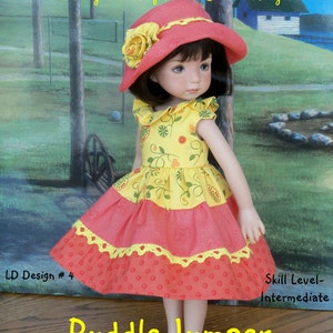 PDF Sewing Pattern / Puddle Jumper / Sewing Pattern for  Dianna Effner&#39;s 13&quot; Little Darling Dolls