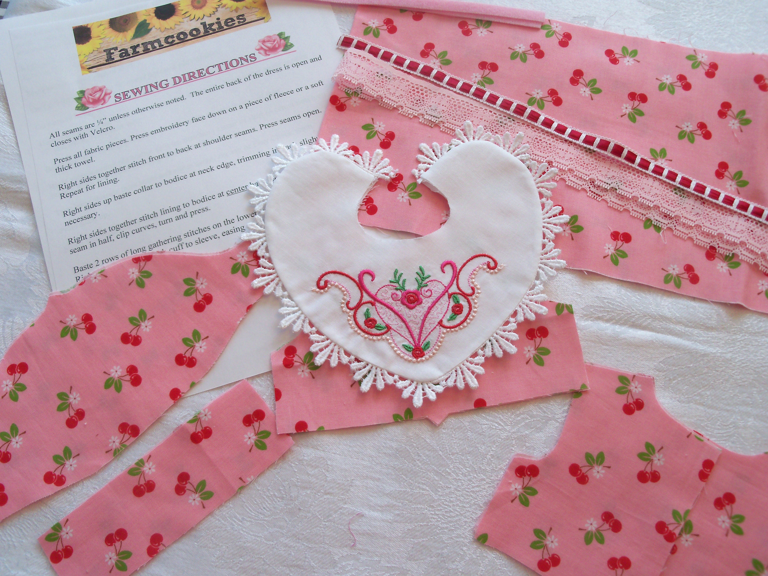 doll dress making kit