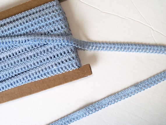 Doll Clothes Lace / 4 Yards Crochet Lace with Loops / Sewing for 18" American Girl Doll Clothes