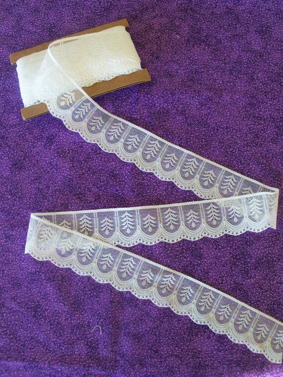 4 yards Special Occasion White Lace for Doll Clothes / Farmcookies Narrow Lace and Trims for American Girl Doll Clothes