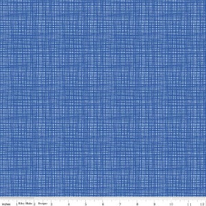 Half Yard Small Scale Doll Clothes FABRIC / Texture Bluebird by Sandy Gervais / Item Number: C610