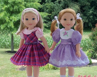 PDF Sewing Pattern: Wellie Best Friends/ Sewing Pattern Fits 14" American Girl  Wellie Wishers® and Glitter Girls