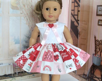 SALE! / Fits Like American Girl Doll Clothes / Farmcookies Summer Dress  / 18" Doll Clothes for American Girl Doll