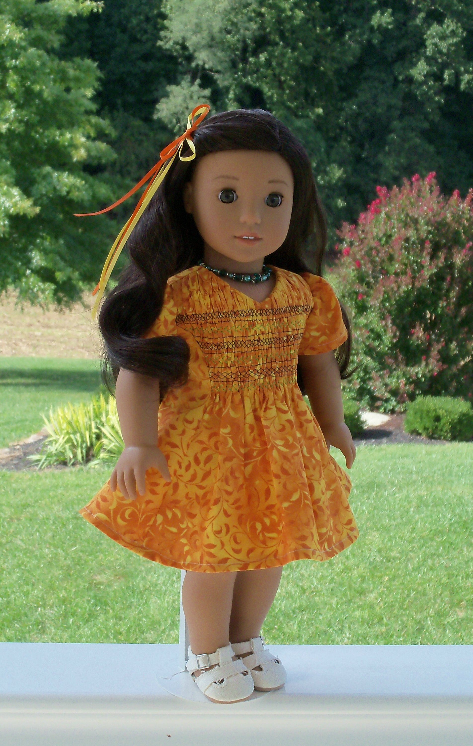 PDF Sewing Pattern Fits American Girl® Doll / Historical Blue Lobelia Gown/  Sewing Pattern for 18 Dolls 