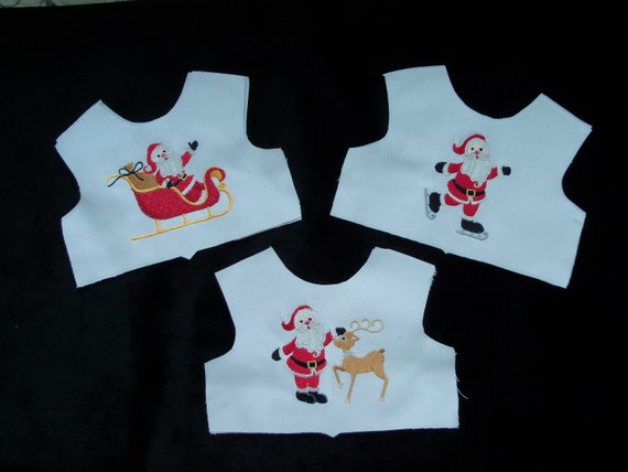 18 Inch size / Farmcookies Embroidered Christmas Bodice Front / Lining Included / Sewing for 18" American Girl Doll Clothes