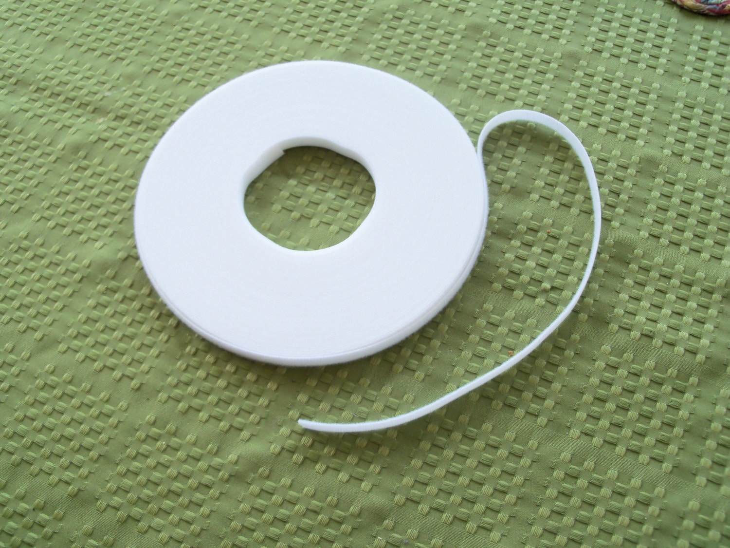 Ultra thin VELCRO® brand hook and loop tape 3 yards 3/8'' double sided doll