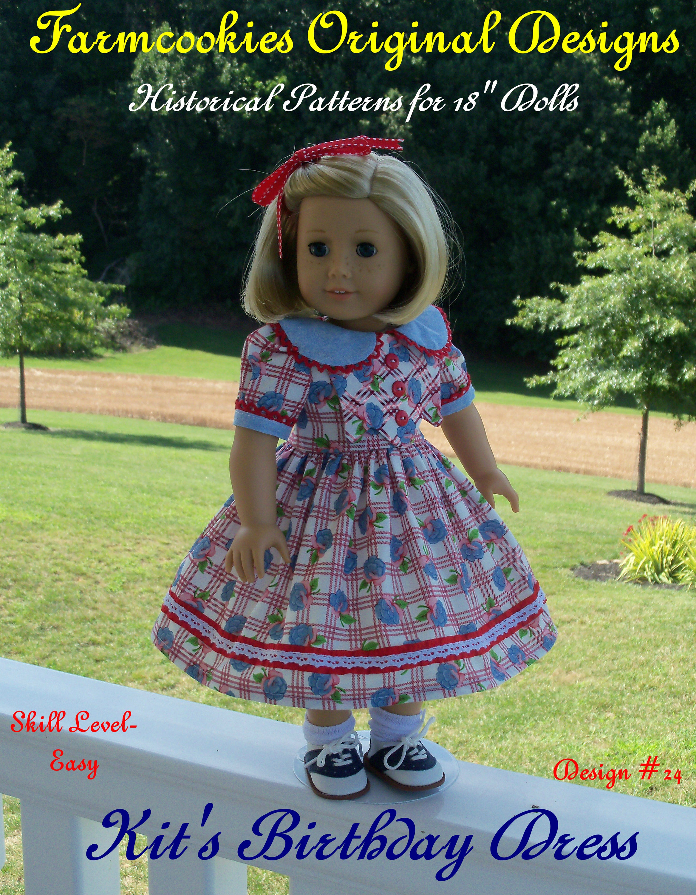 american girl kit birthday dress