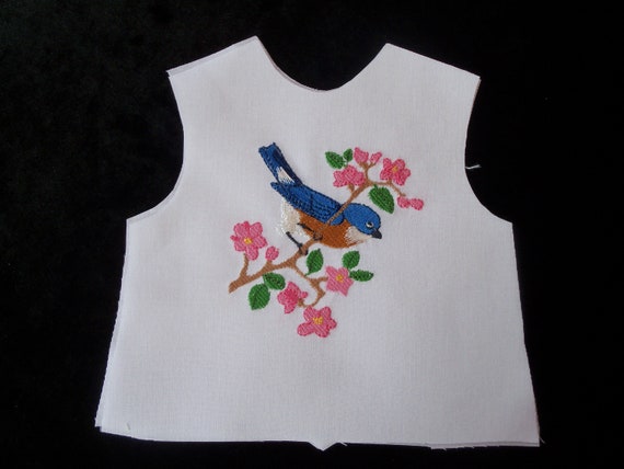 18 Inch size / Farmcookies Embroidered Bodice Front / Lining Included / Sewing for 18" American Girl Doll Clothes