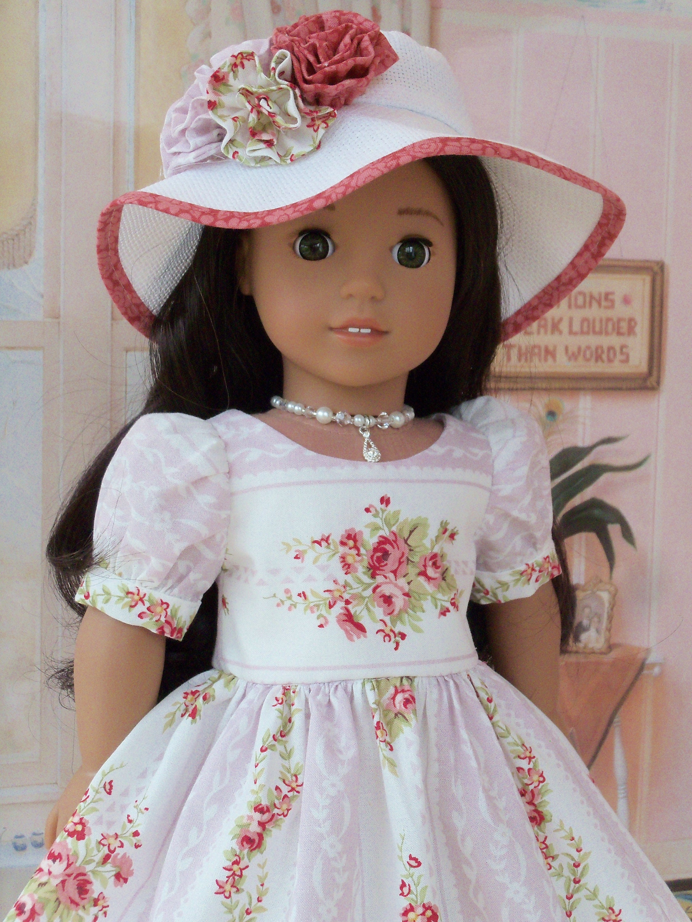 american girl doll flower girl dress