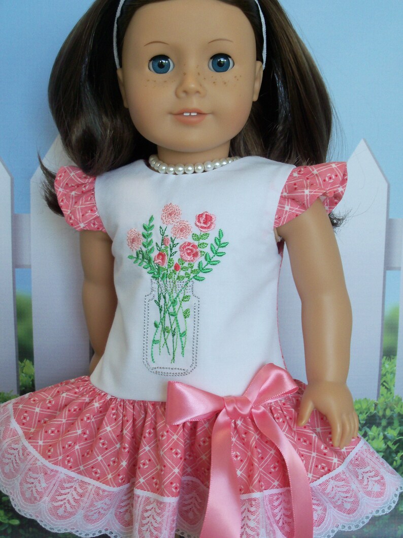 PDF SEWiNG PaTTERN / Farmcookies FOREVER YOURS / Fit and Flare Doll Dresses / Clothes for American Girl Dolls image 5