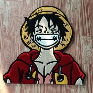 One Piece Luffy Straw Hat Doormat: Anime Welcome Rug