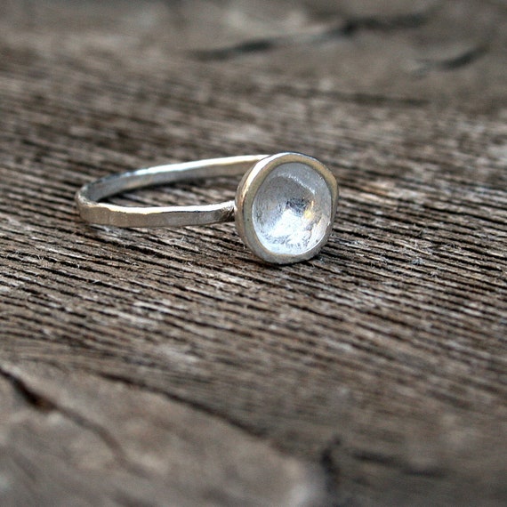 Thin Silver ring with a bowl, Delicate silver ring with a bowl, thin silver ring, unique silver ring, handmade silver ring