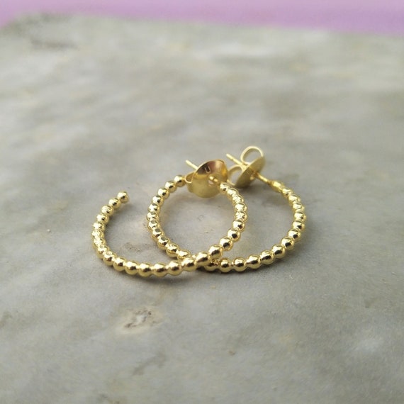 Gold Plated Hoop