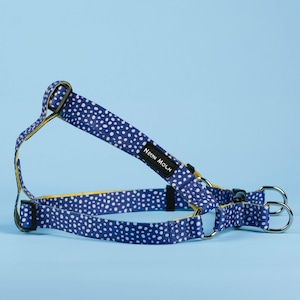 Minnie Polka Dot Step-In Dog Harness - Quick Wear Pet Vest, Escape Proof Design, Adjustable Fit, Walking Control, XS/S/M/L Sizes | Neon Moon