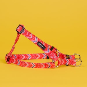 Tod Step-In Dog Harness - Easy On Pet Vest, No-Pull Walking Control, Adjustable Fit, Comfortable Wear, Multiple Sizes | Neon Moon