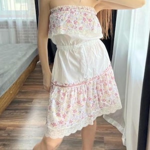 Dolce Gabbana Cotton Dress Sundress Floral Print. Size IT 40