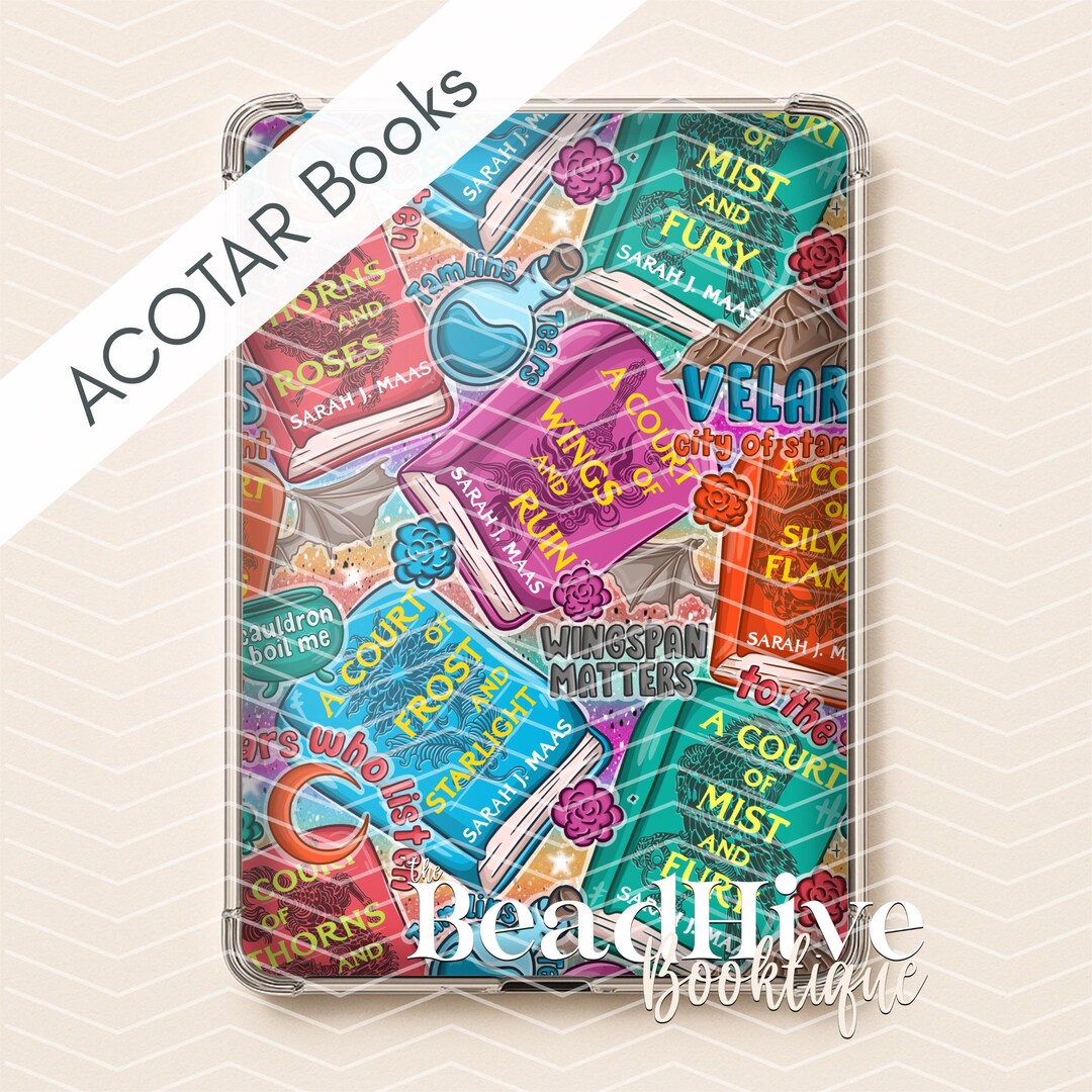 ACOTAR Books Kindle Kobo Insert | Kindle Accessories | Bookish Gifts ...