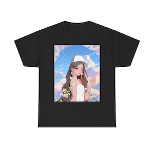 トレンドのグラフィックTシャツ（カジュアルウェア）、ストリートスタイルシャツ、レディースファッショントップス、彼女へのギフト、アーティスティックなユニセックスコットンTシャツ