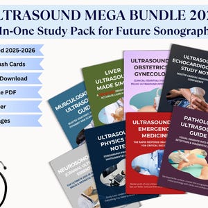 Ultimate Ultrasound School Bundle, Abdomen Ultrasound Study Guide Comprehensive Ultrasound School Material , Sonography Exam Prep, Pdf