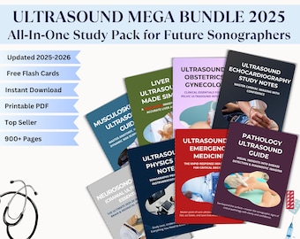 Guía de estudio para la escuela de ultrasonido: preparación para los exámenes SPI y RDMS (PDF descargable)