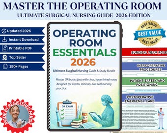 Operating Room Essentials 2026 | Surgical Nursing Guide (Hyperlinked PDF)