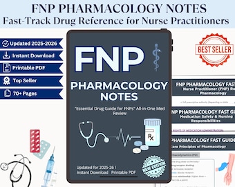 Repaso de Farmacología FNP 2025: Guía de estudio para enfermeros profesionales (Descarga digital en PDF)