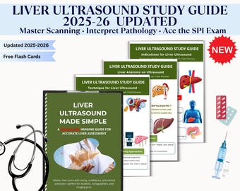 Guía de estudio para la ecografía hepática: preparación para el examen de sonografía SPI (PDF descargable)