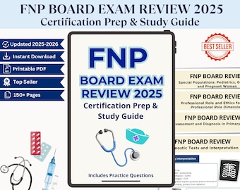 FNP Exam Review 2025: Nurse Practitioner Study Guide (PDF Download)