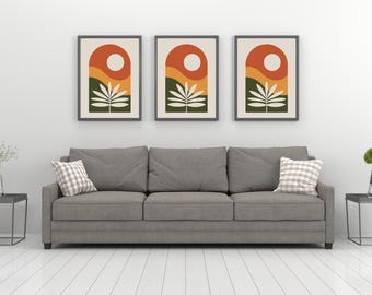 Converging Currents Wall Art | Abstract Minimalist Print | Modern Neutral Home Decor | Printable Digital Artwork