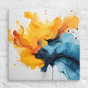 Colorful Abstract Wall Art Print, Living Room Print, Modern Art canvas print, Wall Decor Art Print, Contemporary home decor, Home Decor art