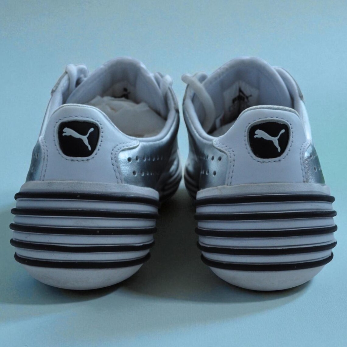 Puma x Mihara Yasuhiro MY-36 Vintage Y2K Archive Trainers Silver UK 5, foto 3 di 5
