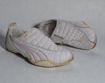 Puma Uke Bubble Vintage Trainers Y2K Archive White Pink UK 5