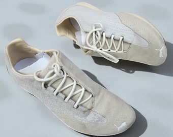 Scarpe da ginnastica Puma Piratella Vintage Y2K Archive Whisper White Floral Suede UK 6