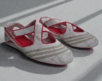 Adidas Adria Ultra Rare Iconic Vintage Ballet Flats Dystopian