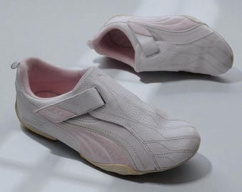 Puma Tergament Vintage Y2K Archive Trainers White Pink Glitter UK 5