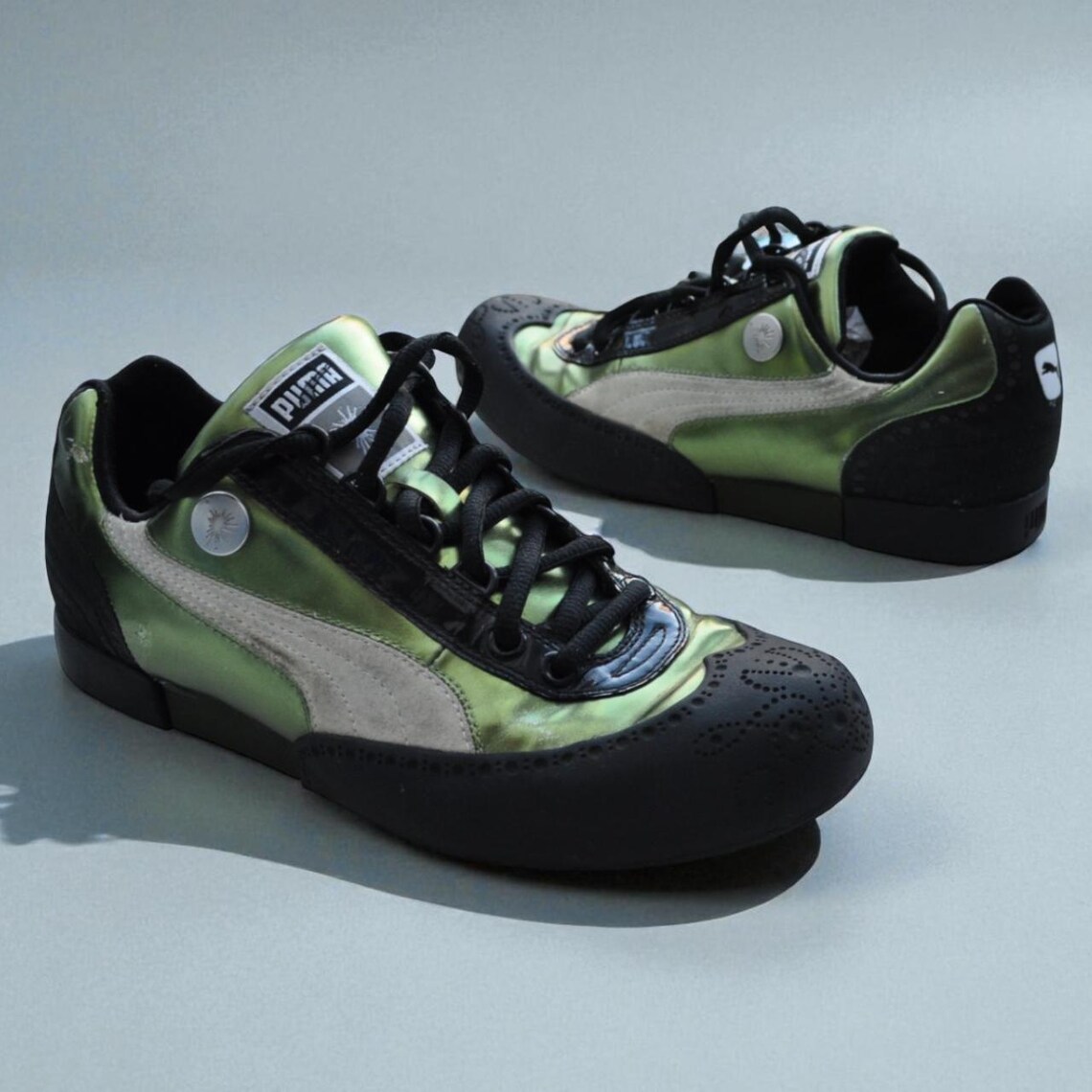 Puma x Mihara Yasuhiro MY-37 Brogue Vintage Y2K Archive Trainers Green UK 6, foto 1 di 5
