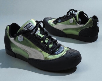 Rare Puma by Mihara Yasuhiro Designer Leather Sneakers-shoes Size