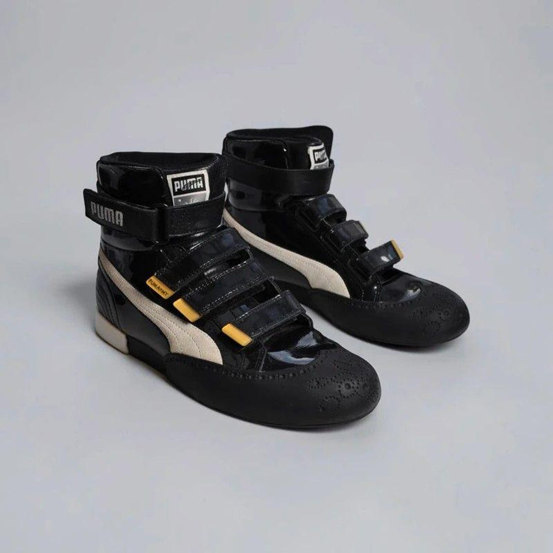 Puma x Mihara Yasuhiro Patent Leather Hi-Top Sneakers (UK 5), foto 2 di 5