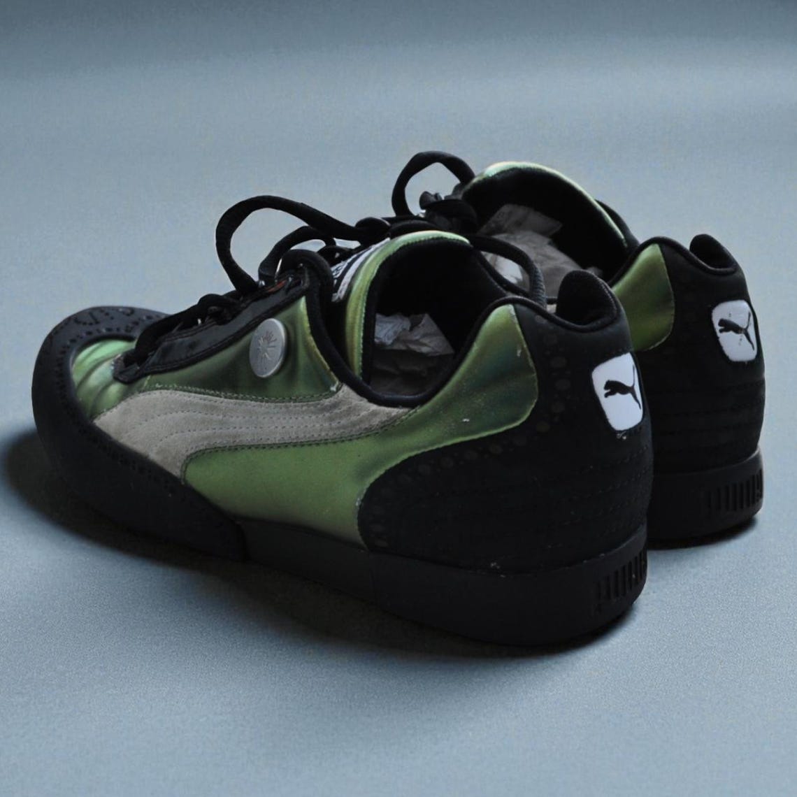 Puma x Mihara Yasuhiro MY-37 Brogue Vintage Y2K Archive Trainers Green UK 6, foto 2 di 5