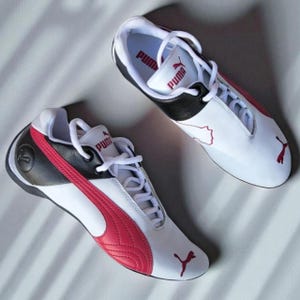 Vintage Puma Future Cat Trainers White Red Black UK 6 Y2K Rare Archival Sneakers