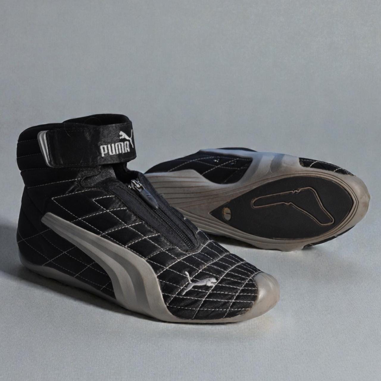 Puma Circat Mid Vintage Motorsport Boots Y2K Archive Black UK 8 - Etsy